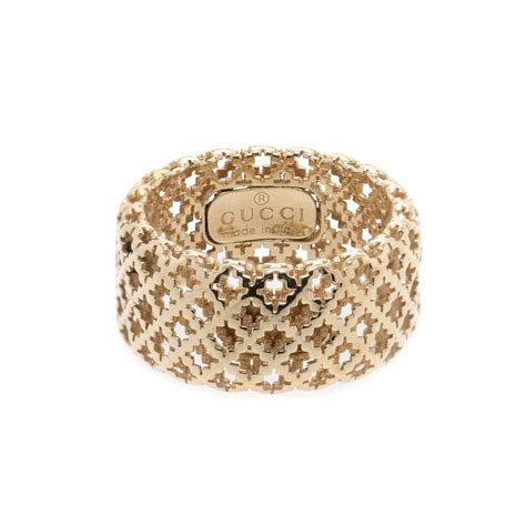 gucci vintage ring|gucci trademark ring in gold.